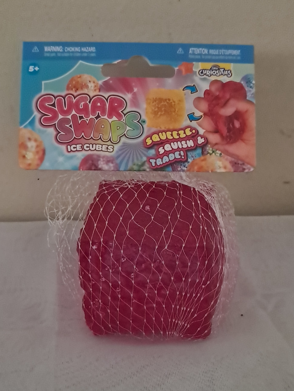 Pink Squeeze Ice Cube Toy - Kids Toys
